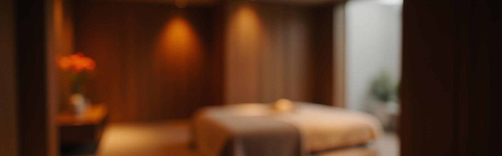 Subtle out of focus spa background