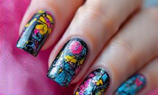 Themed pop-culture nail art design
