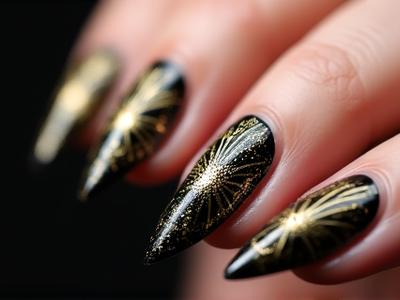 Historical themed nail art